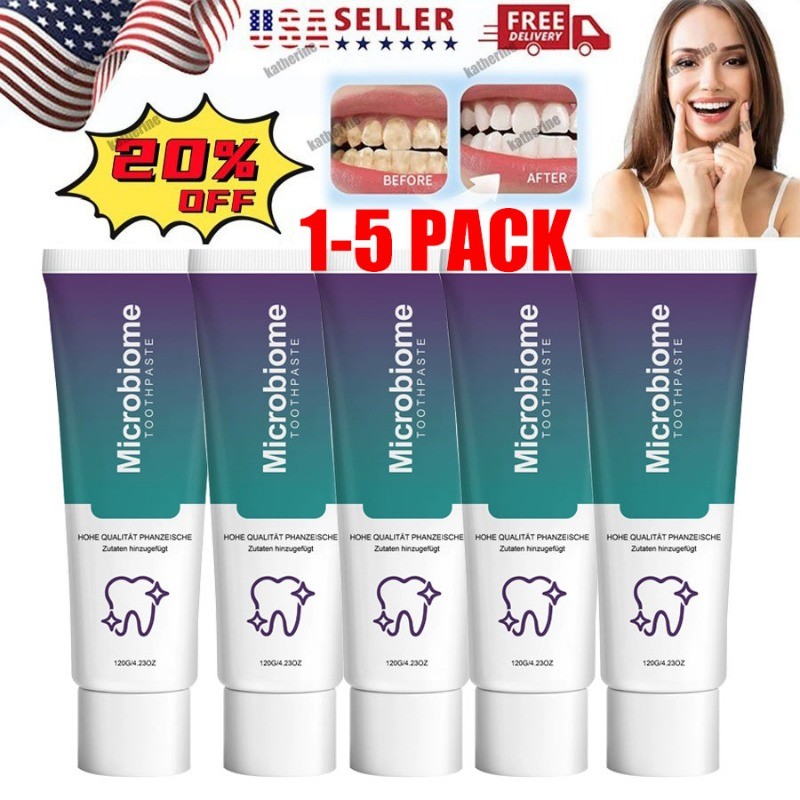 Microbiome Mint Flavor Gum Toothpaste Cleaning Toothpaste Sensitive Teeth 1-5PC