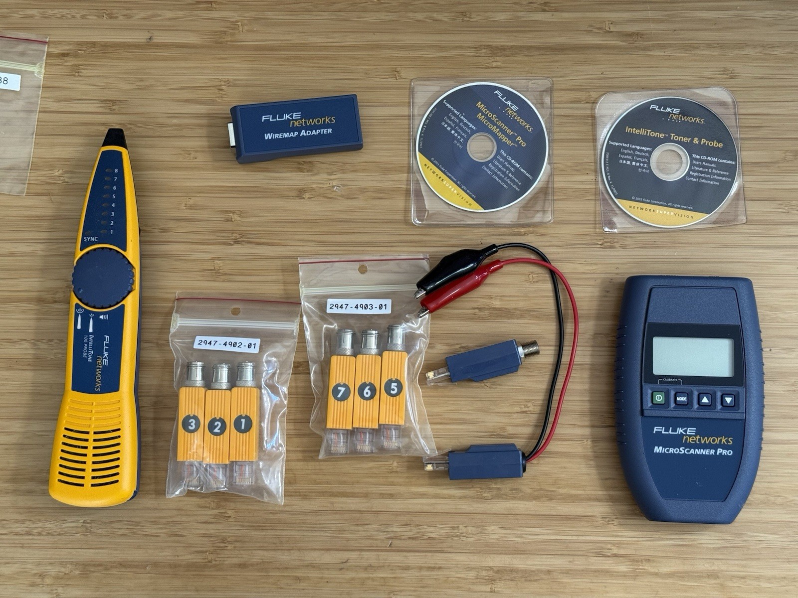 Fluke Networks Microscanner Pro   Intellitone Pro 2 & Accessories