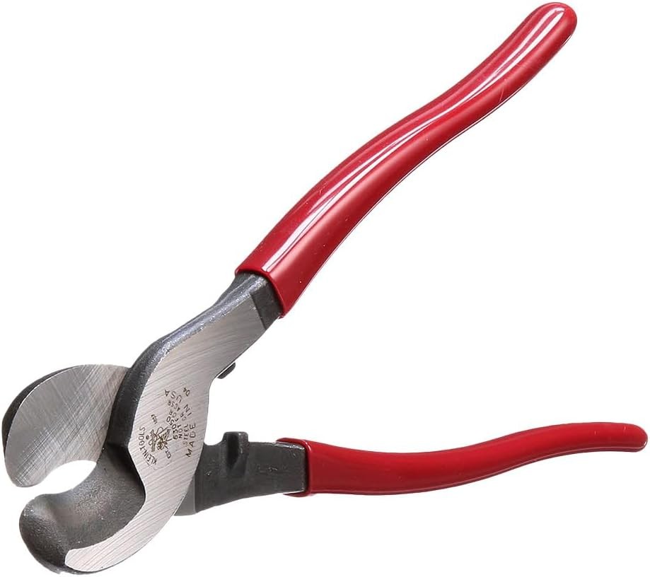 Klein Tools 63050 Cable Cutter, Made in USA, Heavy Duty Cutter for Aluminum, Cop