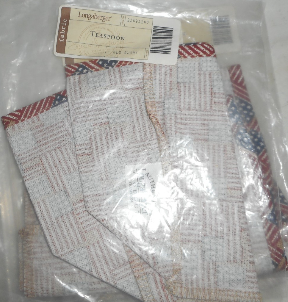 Longaberger Teaspoon Liner Old Glory #21491140