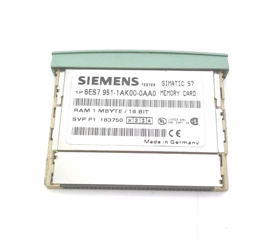 6ES7951-1AK00-0AA0 Siemens Memory Module 1MB Simatic S7-300 For 6ES79511AK000AA0