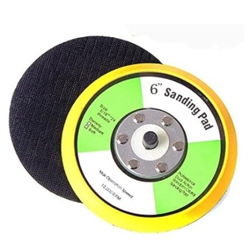 2PCS 6inch Backing Pad Hook and Loop for Sander Polisher Size: 6inch-5/16-2Pcs