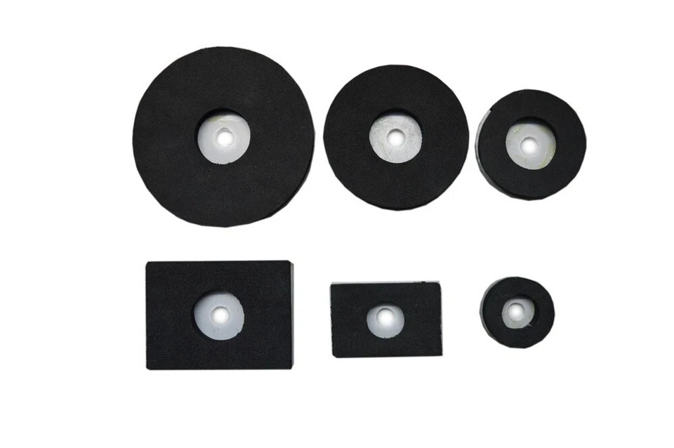 VACUUM TEST PLATES FOR ROBIN AIR VACUUM PUMP 6 PADS WITH BRASS FITTINGS - VALVE