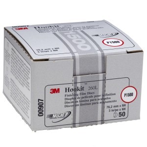 3M™ 0907 Hookit™ Finishing Film Disc, 3 inch, P1500 grit, 00907