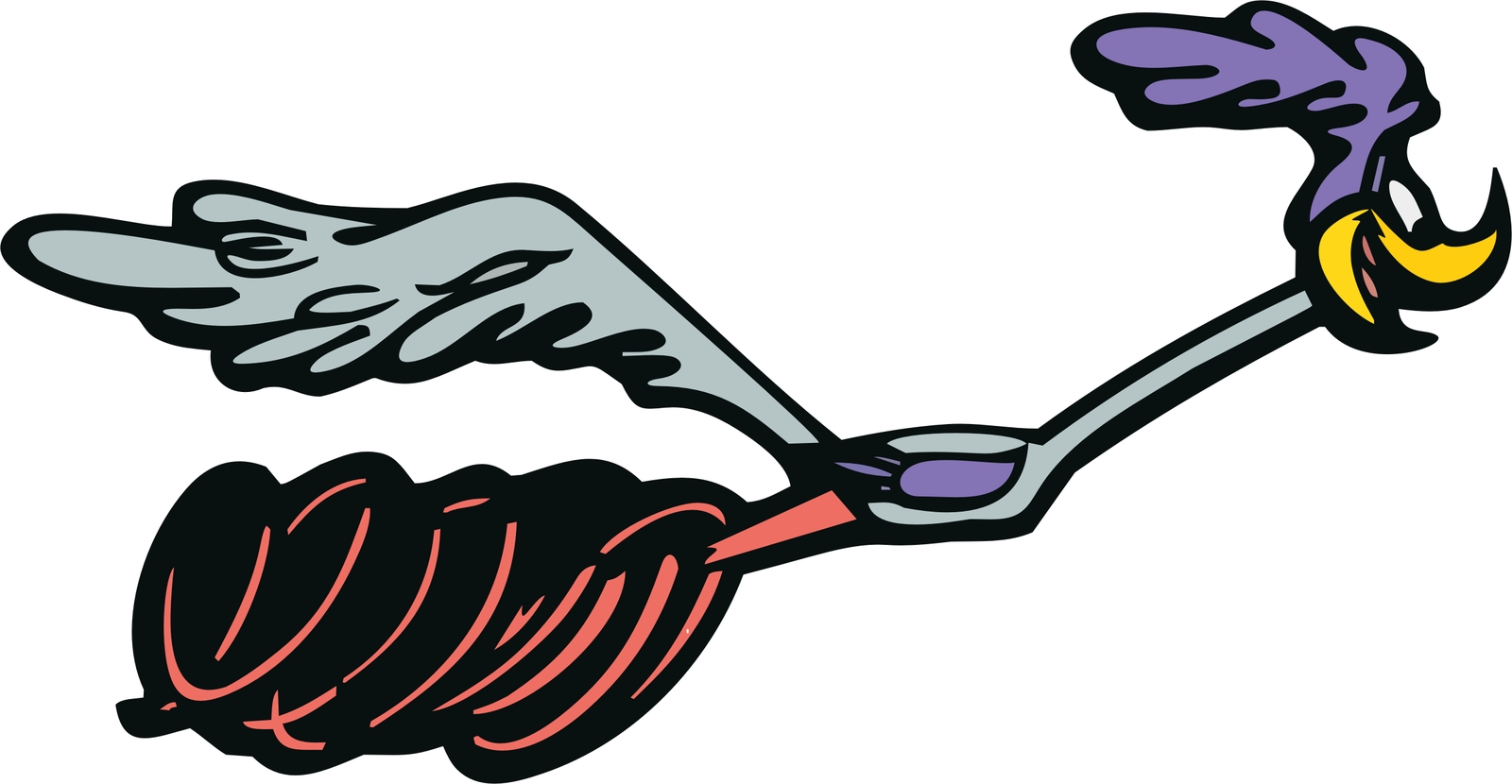 Plymouth RoadRunner Vinyl Decal / Sticker ** 5 Sizes **  (right)