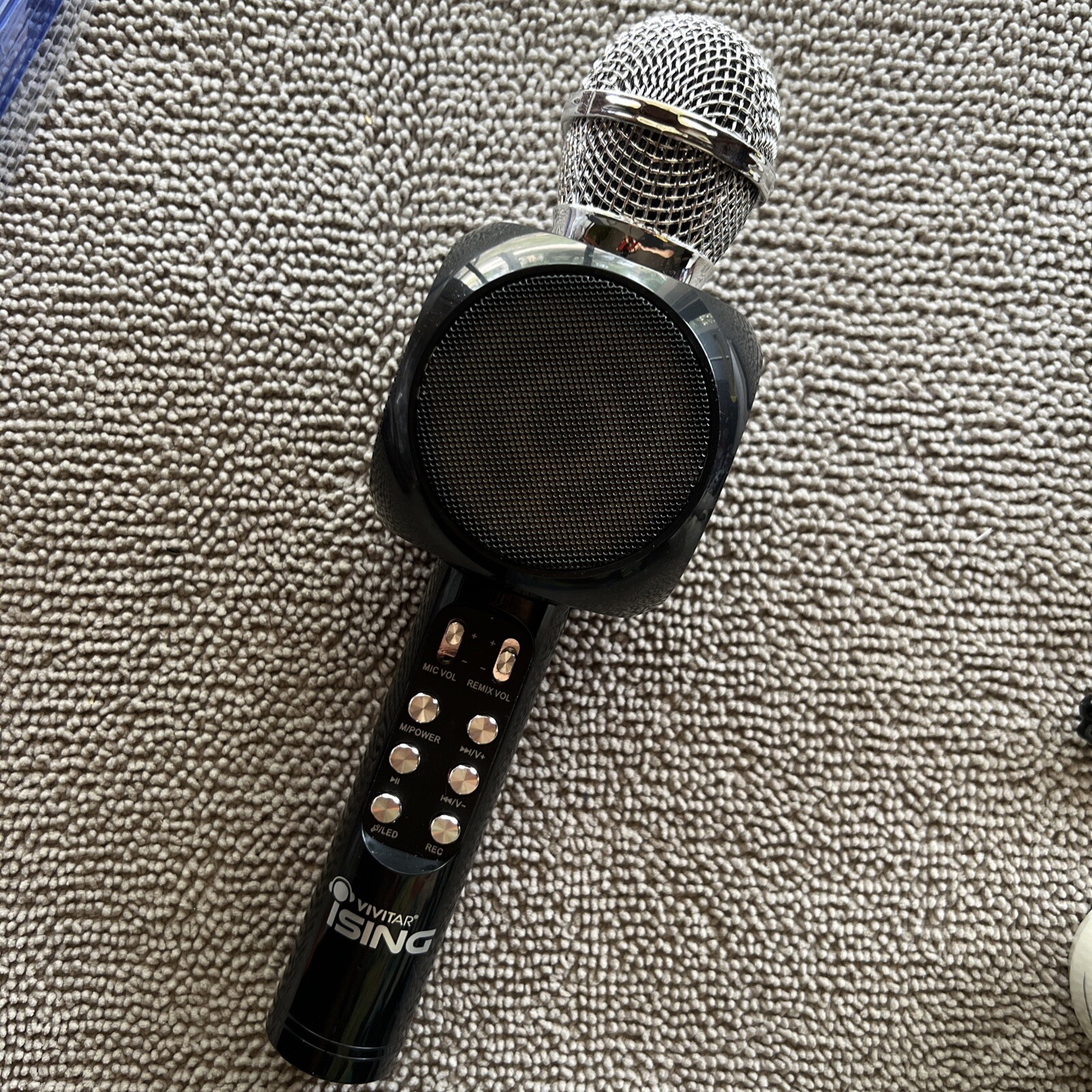 Vivid Bluetooth Microphone Karaoke Black I Sing  ISK103 BLK