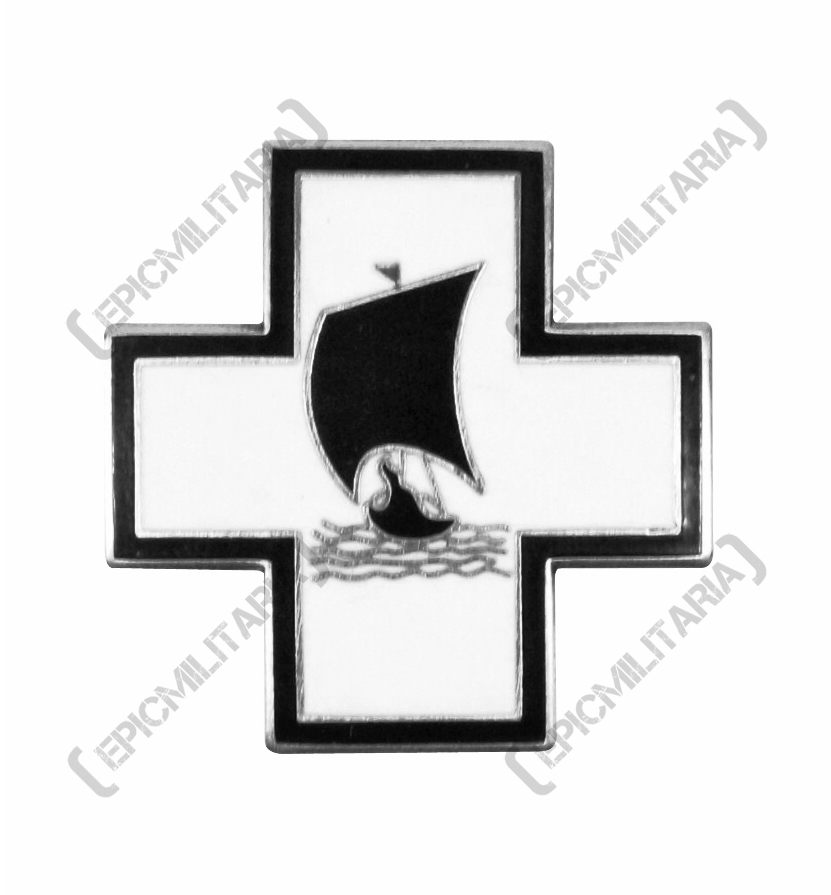 CNM 13th Flotilla U-Boat Badge - Viking Ship - WW2 Repro Kreigsmarine Navy Pin B