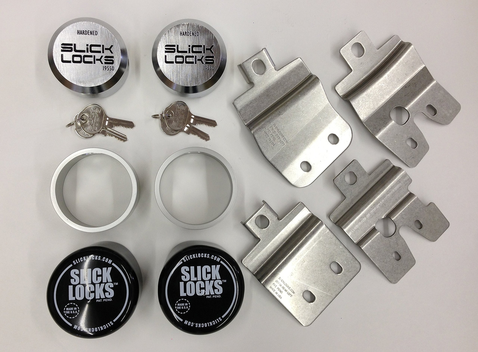 Slick Locks GM-FVK-1-TK Puck Lock Kit for 1997–2025 Chevy Express / GMC Savana