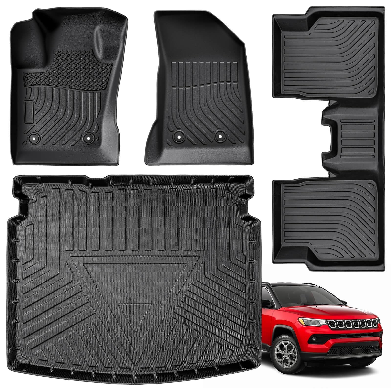 Weather Liner® for Jeep Compass Floor Mats 2026 2025 2024 2023 2022 2021 20