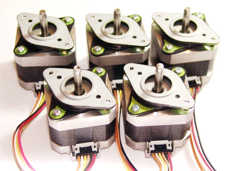 ⚛5 Nema 17 Shinano-Kenshi Stepper Motors Mill Robot RepRap Makerbot Prusa Ready