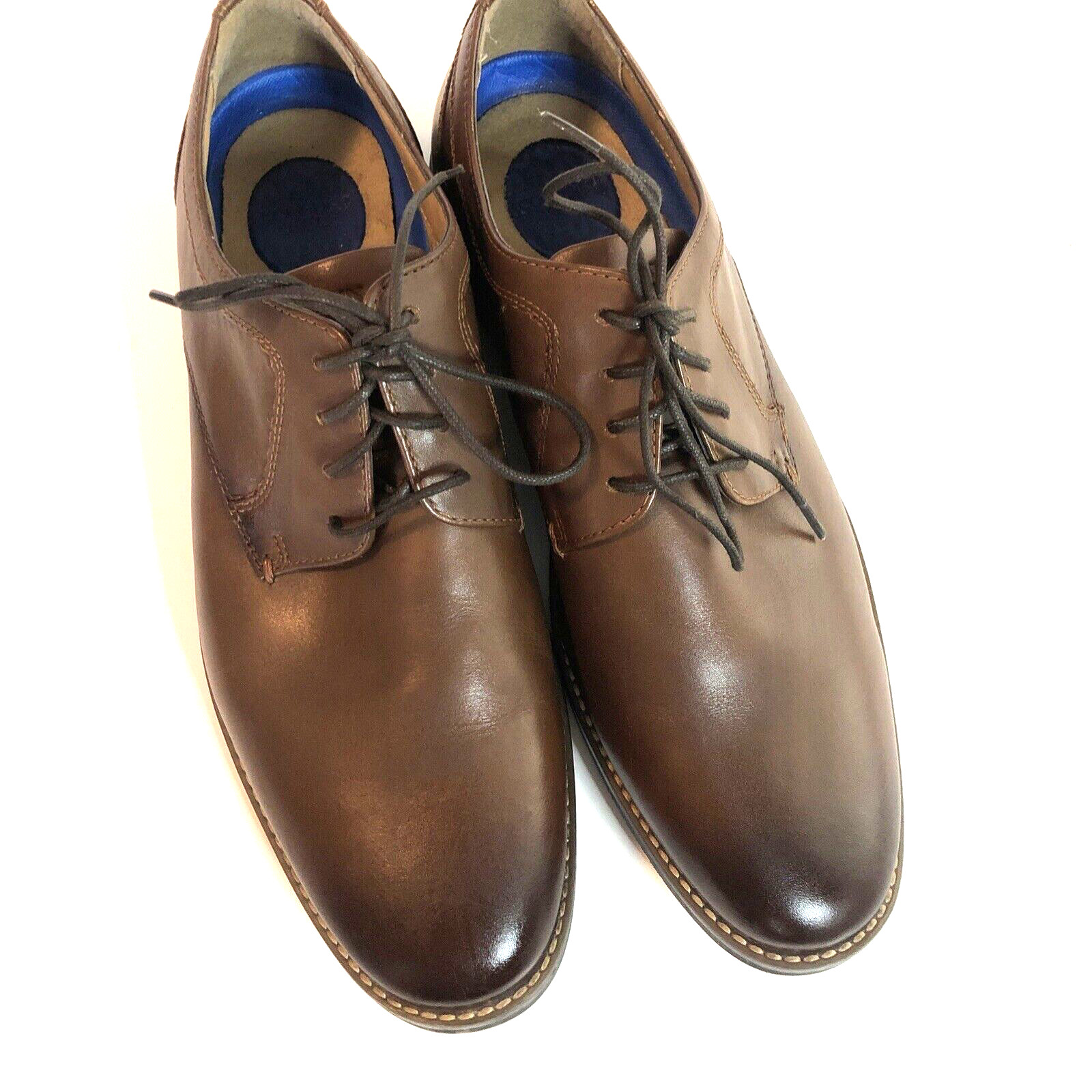 Nunn Bush Brown Leather Dress Shoes Men Size 10
