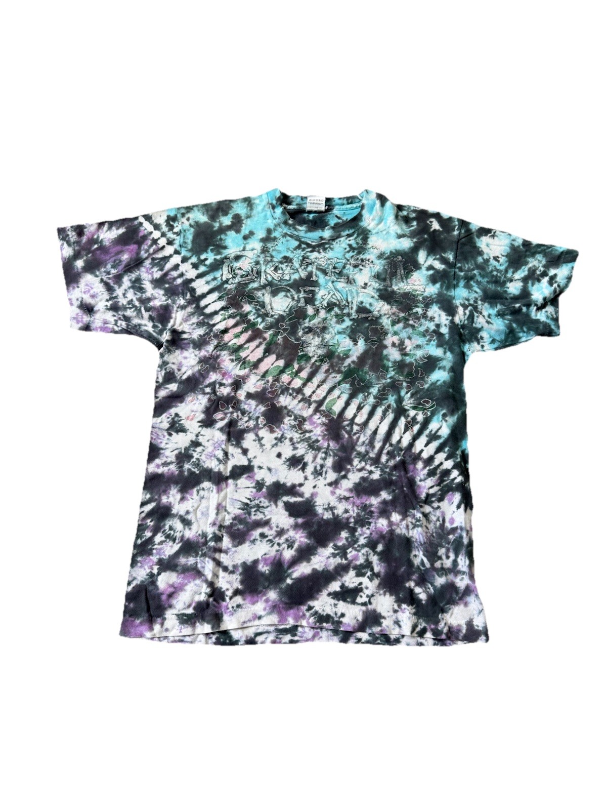Grail Vintage 1980’s Grateful Dead Tie Dye T-Shirt Fruit of the Loom Made in USA