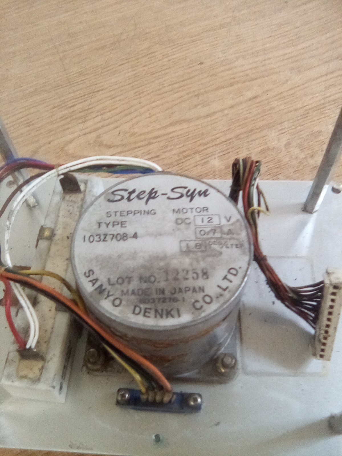 Sanyo Denki Step-Syn 103Z708-4 Stepping Motor Assembly