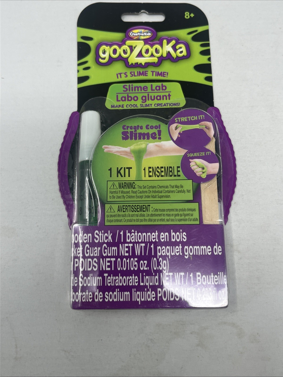 Lot of 2 -Creative Kids GooZooka Slime Lab Kit  Stretch & Squeeze It! -New