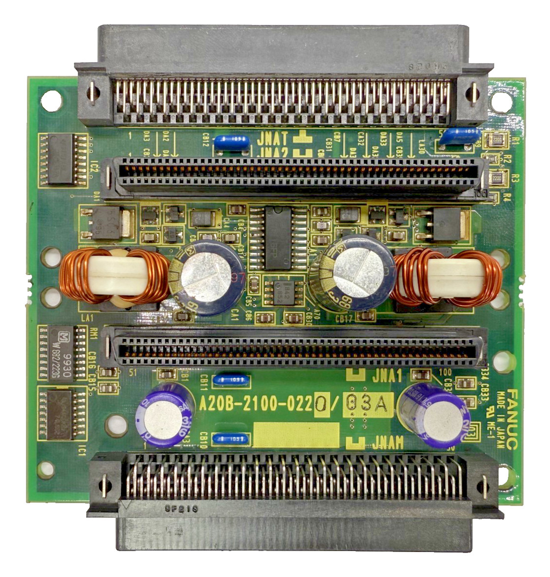 FANUC A20B-2100-0220/03A - 2 SLOT BACK PANEL PCB