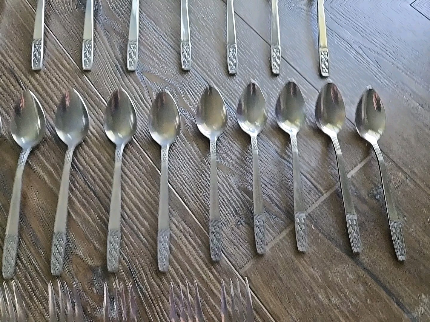 IMPERIAL INTERNATIONAL IIC STAINLESS FLATWARE CORTINA PATTERN 55 PCS