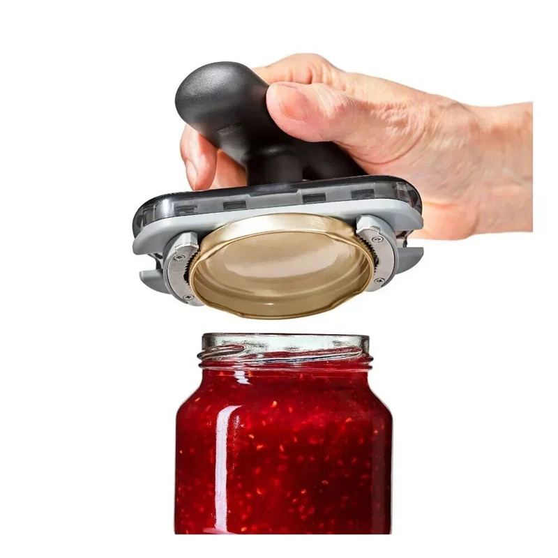 1PC Easy Grip Jar Opener For Effortless Lid Removal Perfect For Weak Hands Black