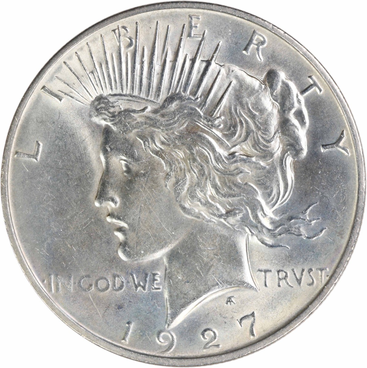 1927-D Peace Silver Dollar BU Uncertified #231