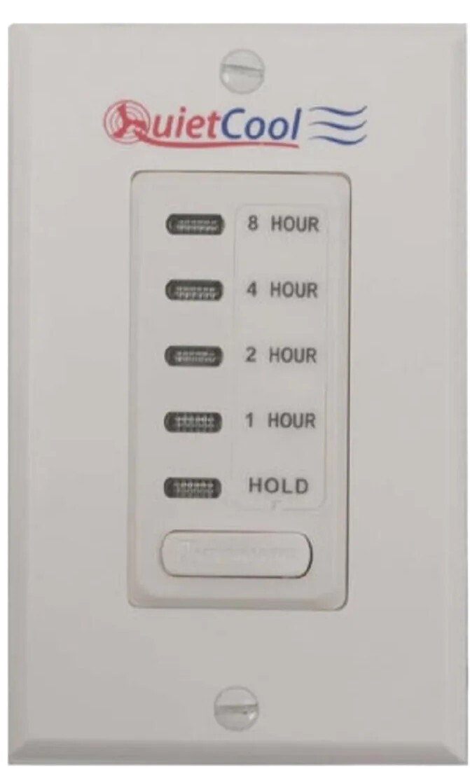 EI220W 1/2/4/8 Hour SPST 1800-Watt In-Wall Countdown Timer, White