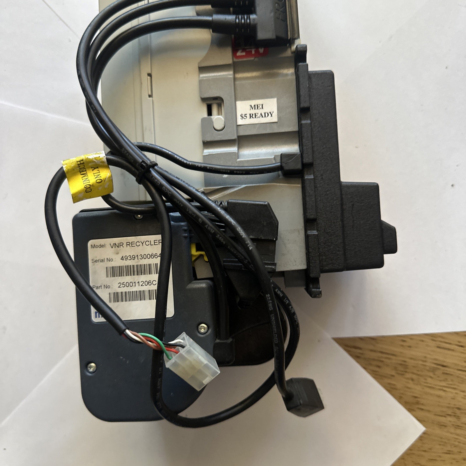 mei VN 27P2R US VNR Recycler Bill Validator MPN 250016251 250011206C
