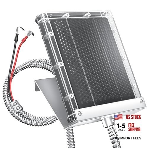 Solar Panel for Deer Feeder: 1.7W Waterproof Solar Battery Charger with 12V