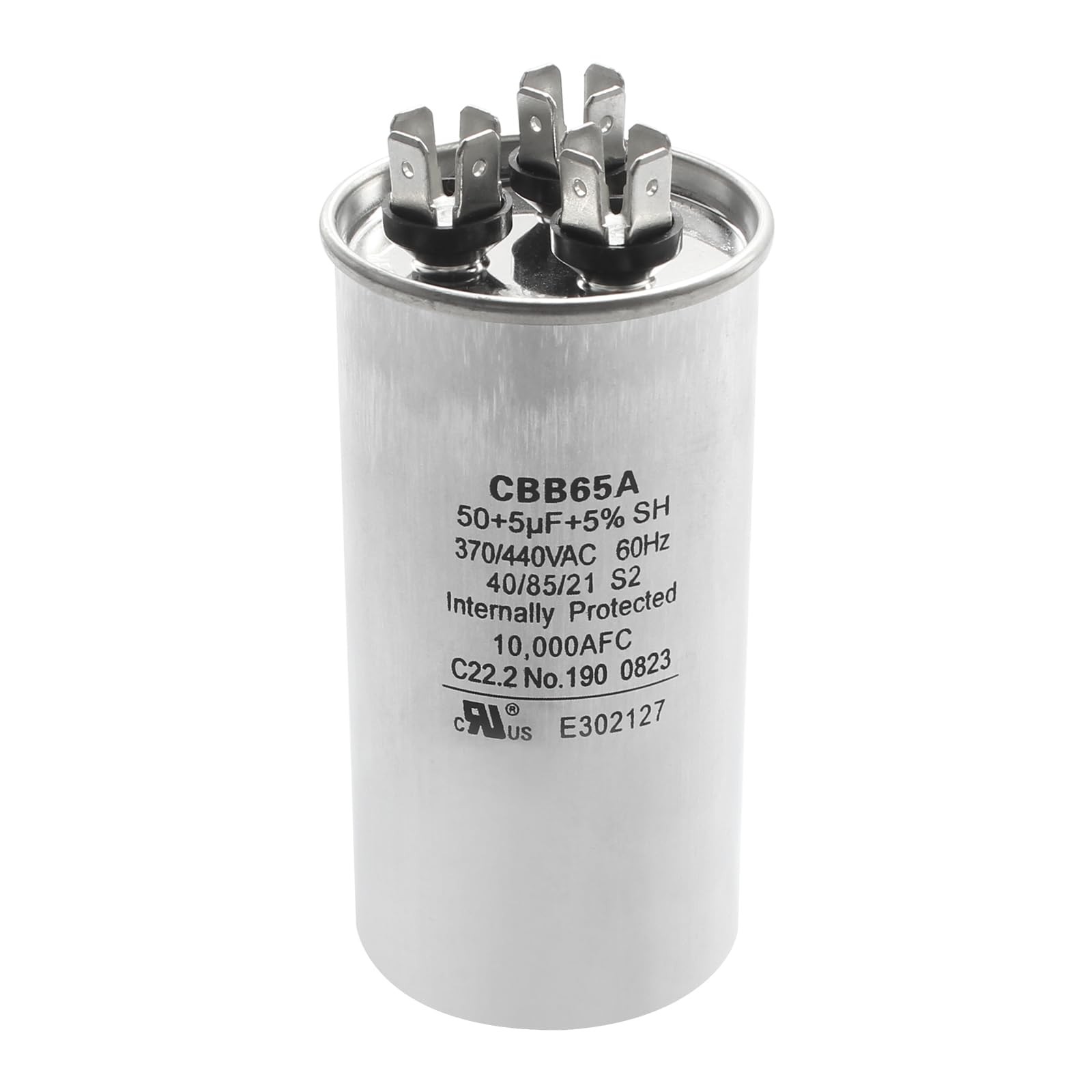 2025 Upgrade 3100248.487 CBB65A Capacitor - 50 + 5uF 370/440VAC 60Hz 10,000AF...