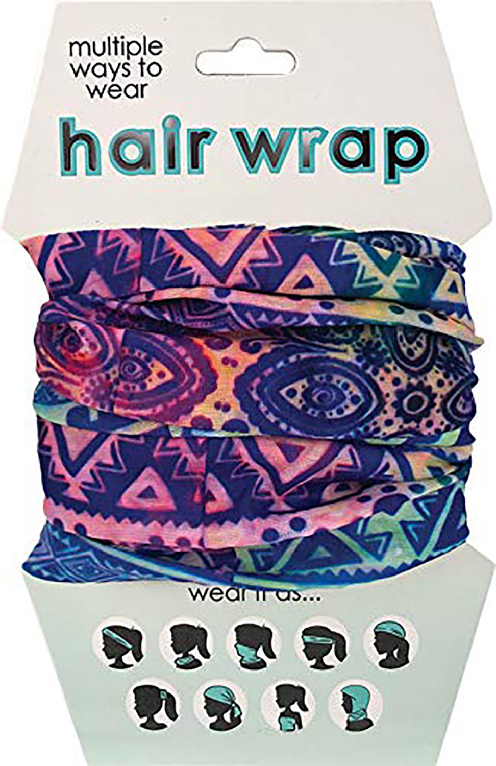 Spoontiques Pastel Tribal Hair and Face Wrap