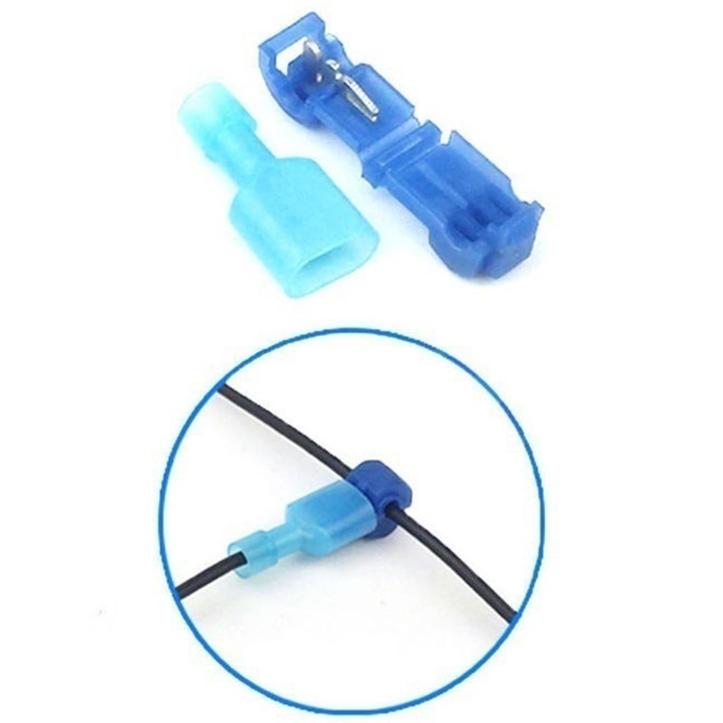 40pcs Electrical Quick Splice Lock Cable Connector Wire Terminals Crimp