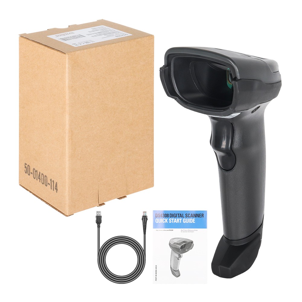 Zebra DS4308-SR00007VZAP 1D/2D Direct Mark Handheld Barcode Reader w/ USB Cable