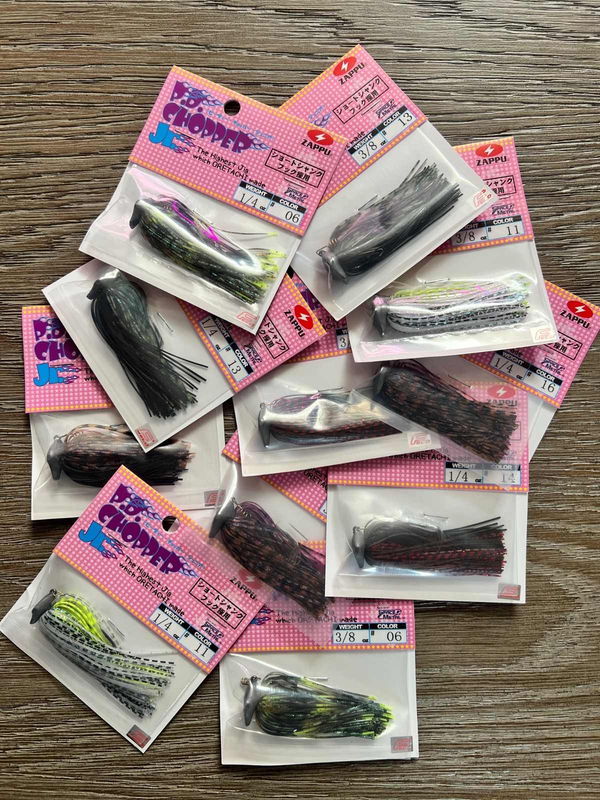 ZAPPU P.D CHOPPER Jr. 1/4 oz & 3/8 oz JDM Fishing Lure Jigs Choose Size & Color
