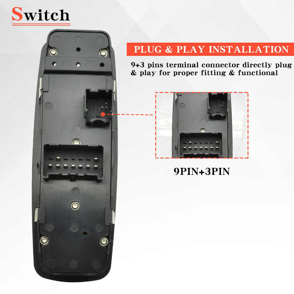 ✅Front Driver Master Power Window Switch For Dodge Ram 1500 2500 3500 2009-12 LH