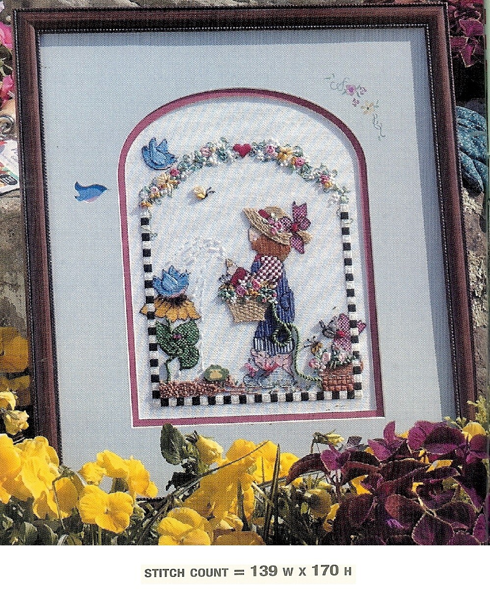 BATHING BIRDIE   CROSS  STITCH/NEEDLEWORK  PATTERN  ONLY  PY - VYR