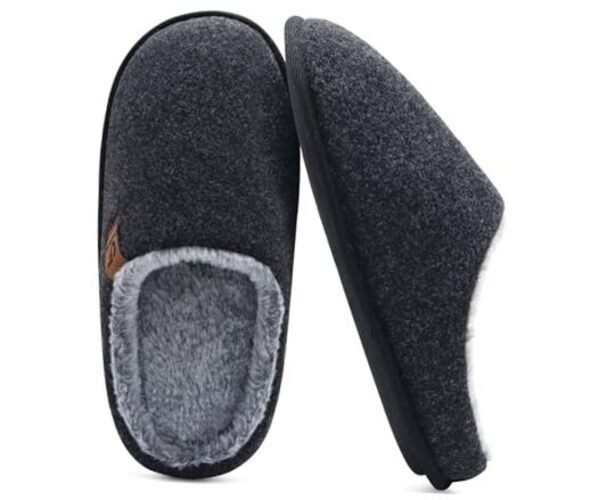 Mens Memory Foam Slippers
