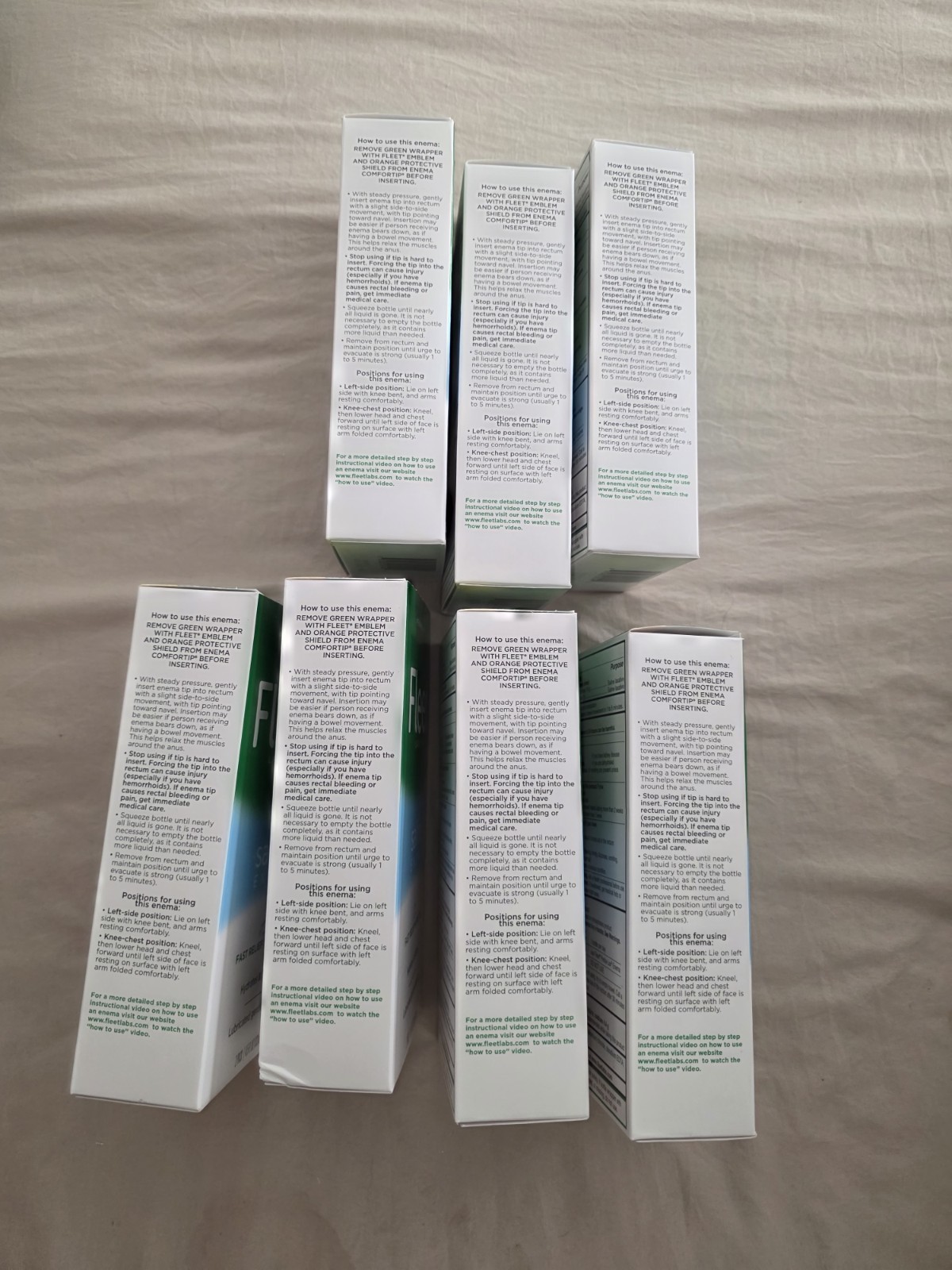Fleet Laxatives Saline Enema Bundle