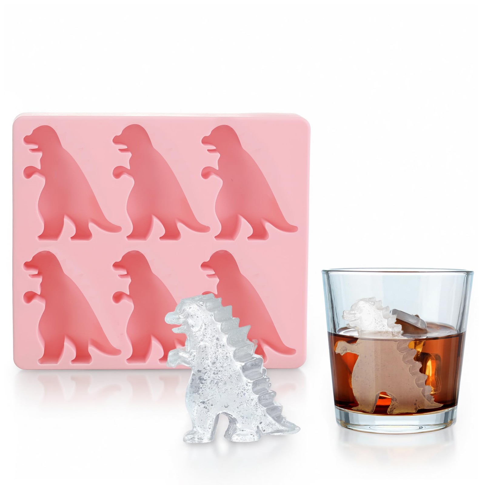 Monster Ice Mold, Dinosaur Ice Cube Tray, Homemade Flavored Frozen Large Sili...