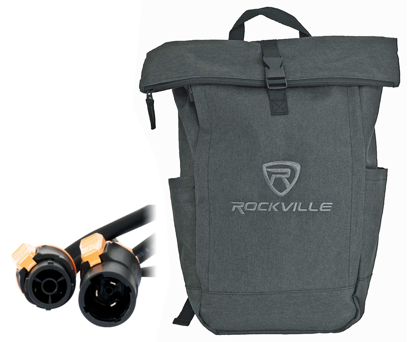 Accu-Cable SIP191 Outdoor 100 Foot Male-Female Twist-Lock Power Link Cable+Bag