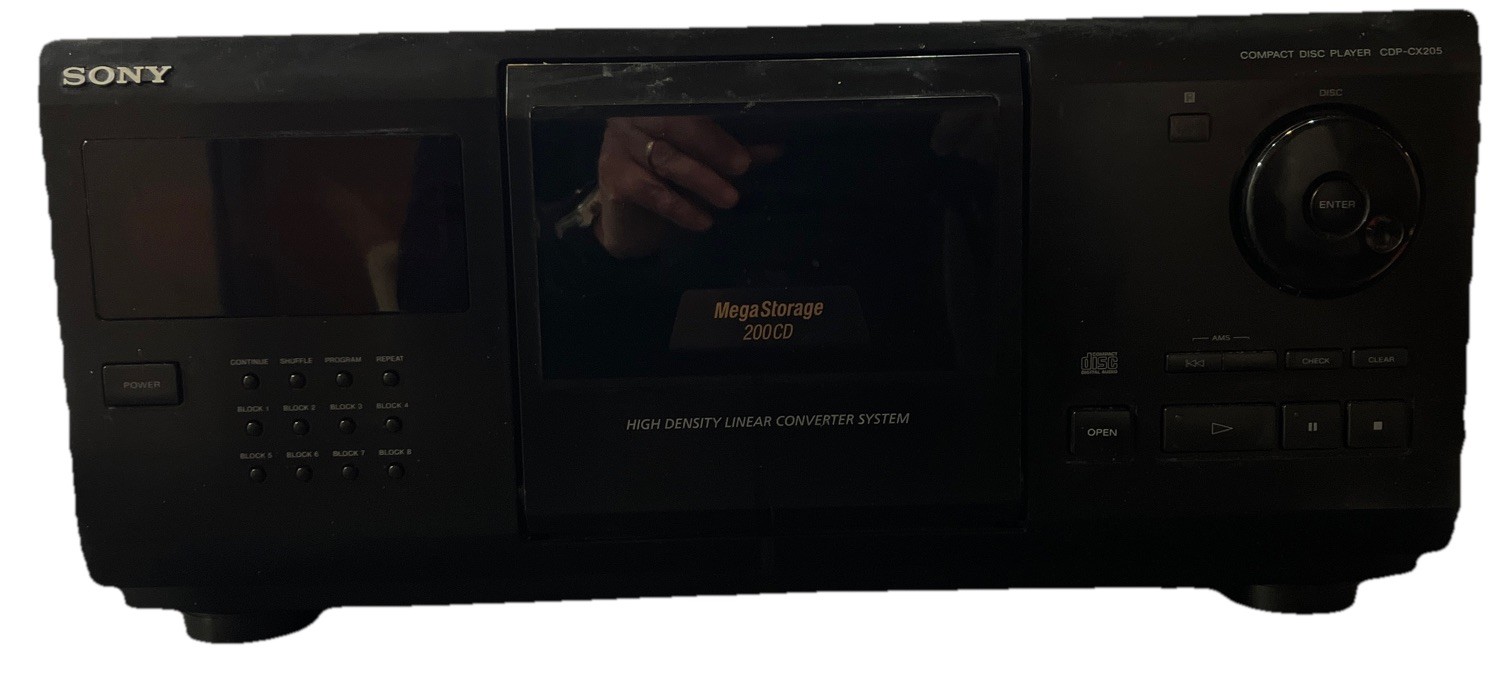 Sony 200 Disc CD Changer Stereo CDP-CX205 Mega Storage Tested/Working
