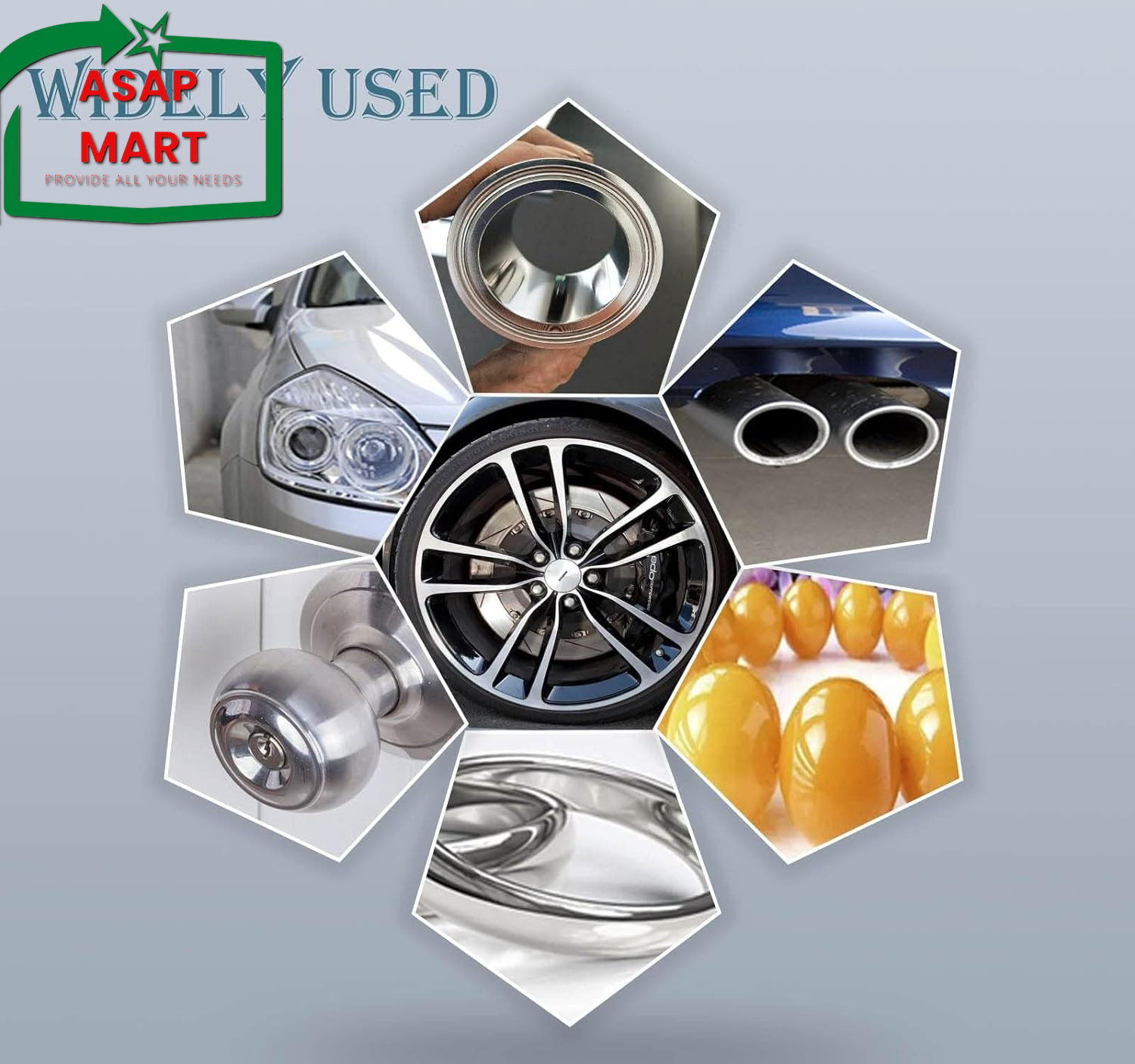 6 Pcs Metal Buffing Polishing Compound for Buffing Wheel, Buffing Wheel Compound