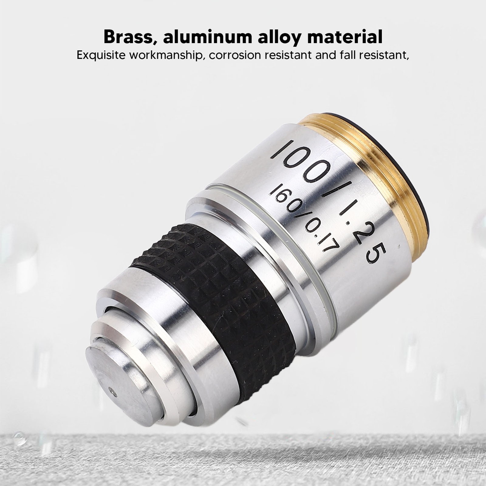 NEW 100X Microscope Objective RMS Size Fall Resistant Professional Objective