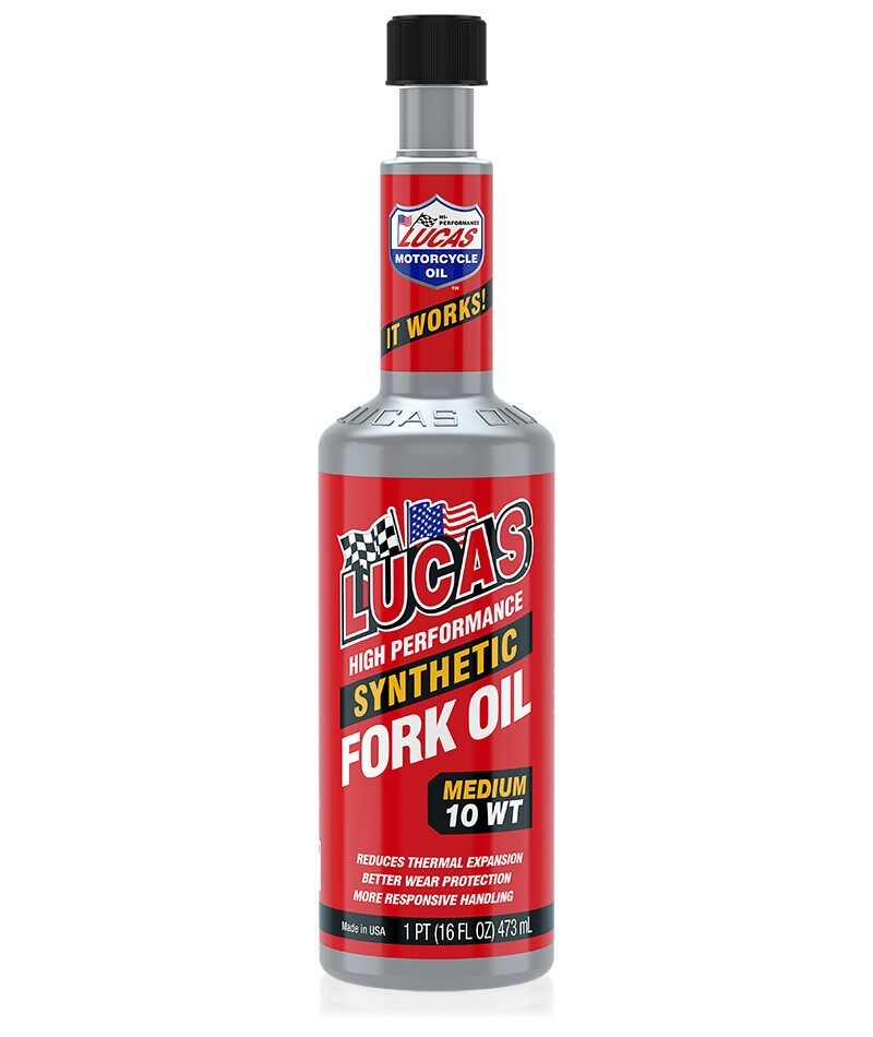 Lucas 10772 Sythetic Fork Oil 10Wt 16oz