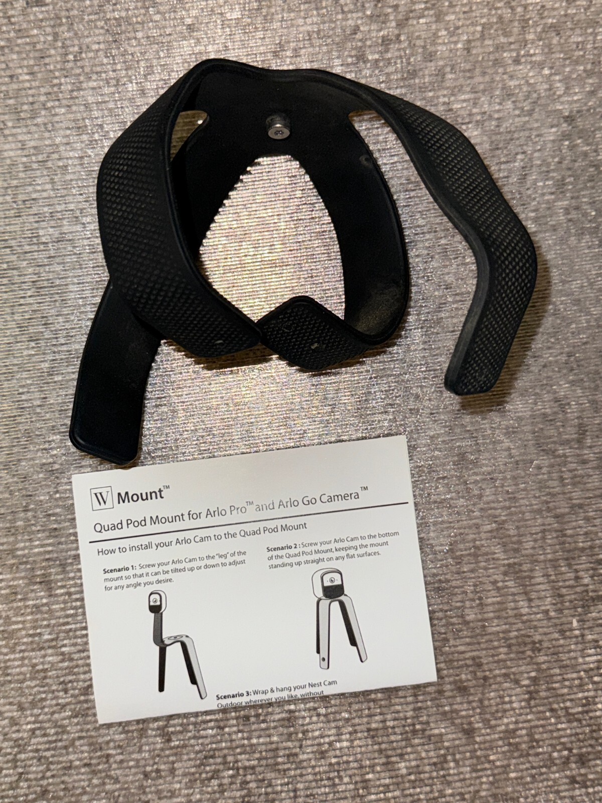 Wasserstein Quad Pod Mount for Arlo Pro and Arlo Go Camera