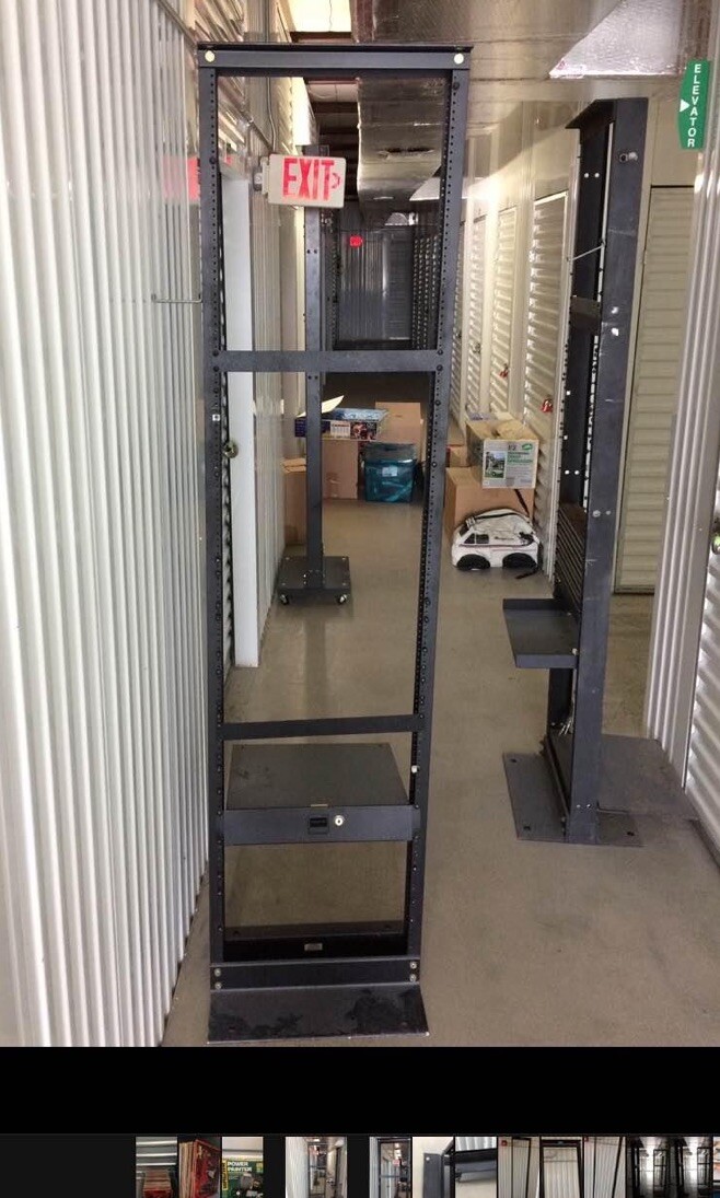 40 U rack mount Pro Studio Gear Rack 72"X20"X20: