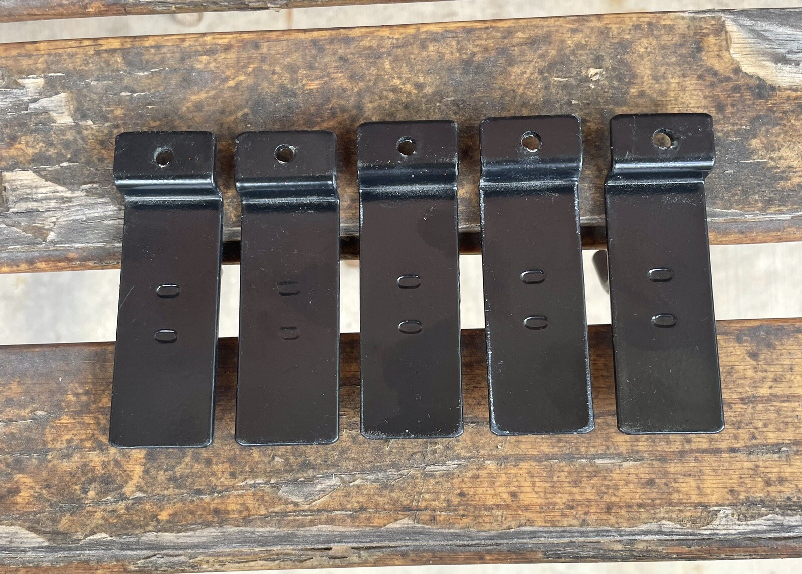 2” Long Black Gridwall Metal Grid Panel Hooks Set Of 5 Five