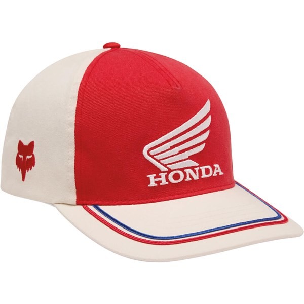 Fox Racing Honda Women's Snapback Hat | Off White/Red