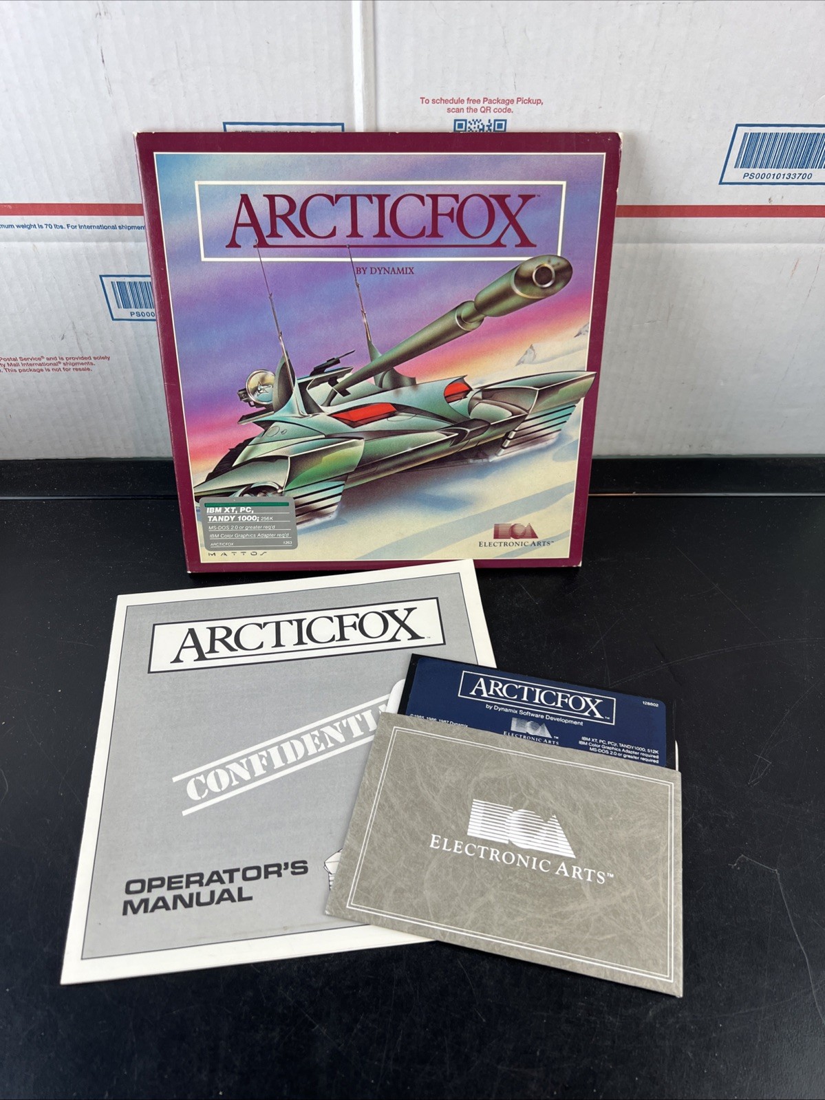 Artic Fox Computer Game Software Tested/Works IBM Tandy