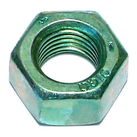 7/16"-20 Green Rinsed Zinc Grade 5 Hex Nuts (185 pcs.)