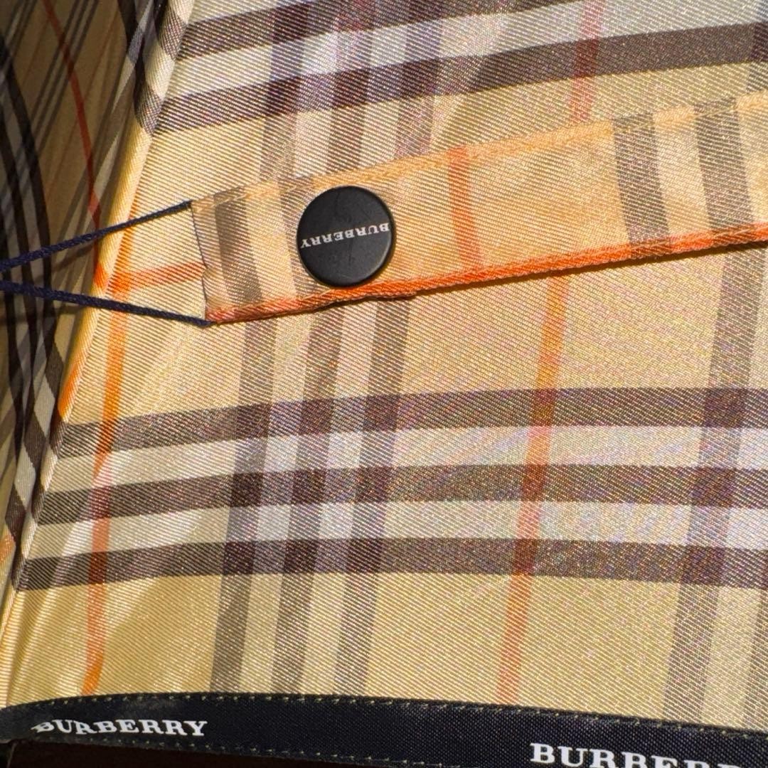 Burberry Long Umbrella Plaid Pattern Men Accessory Original Collection