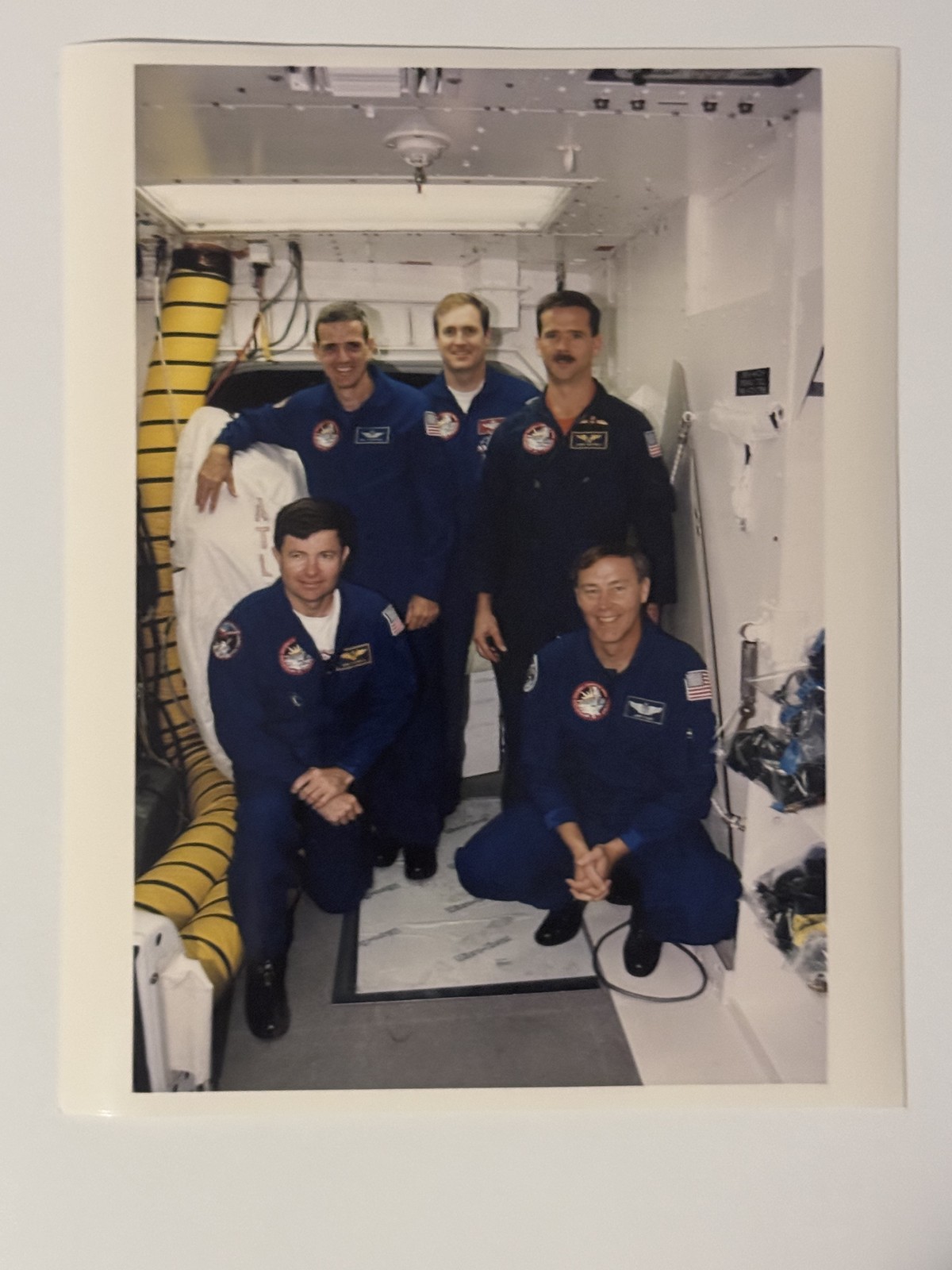 NASA STS-74 Terminal Countdown Demonstration Test Crew Press Photo