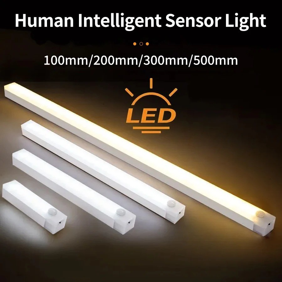 Punch-Free Smart Sensor Magnetic Rechargeable LED Lights Sensor Light Indoor