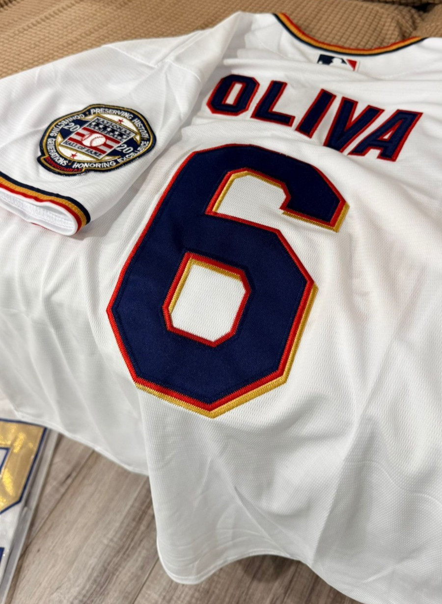 Nike Minnesota Twins Tony Oliva Replica White 2022 Hall of Fame Induction Jersey